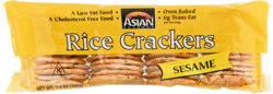 Asian Gourmet Sesame Rice Crackers 3.5 oz
