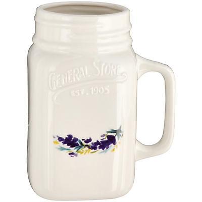 slide 1 of 1, Haven & Key Bluebonnet Collection Ceramic Mason Jar Mug, 23 oz