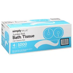 Simply Value Jumbo Roll Bath Tissue