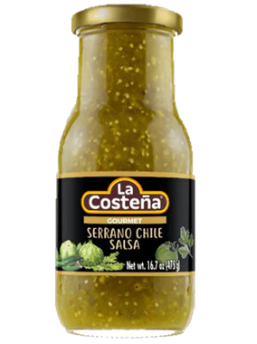 slide 1 of 1, La Costeña Gourmet Serrano Chile Salsa 16.7 oz, 16.7 oz