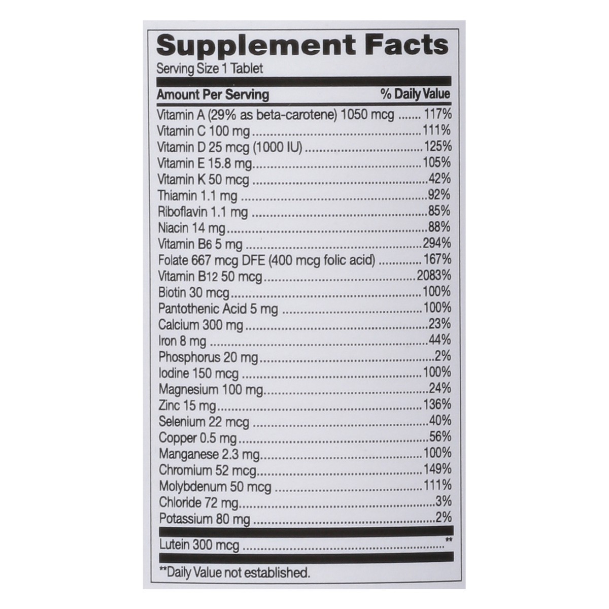 slide 5 of 14, TopCare Health Century Women's Complete 50+ Multivitamin/Multimineral 100 Tablets, 100 ct