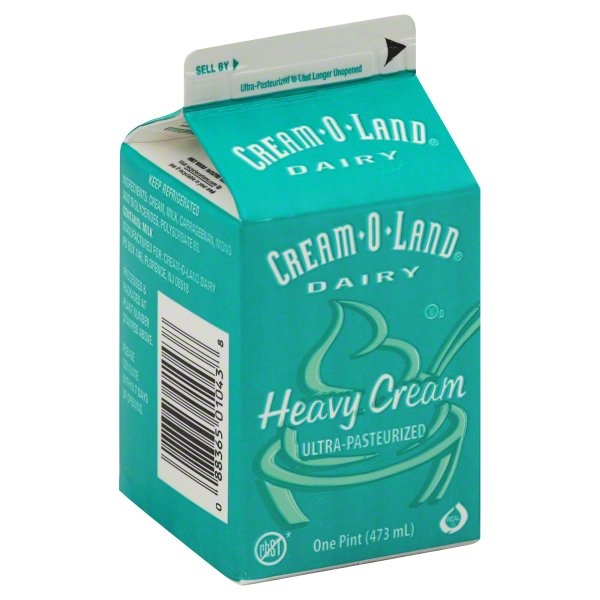 slide 1 of 1, Cream-O-Land Heavy Cream, 1 pint
