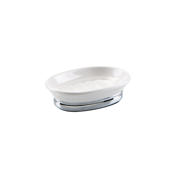 slide 8 of 21, Interdesign York White Soap Dish, 1 ct