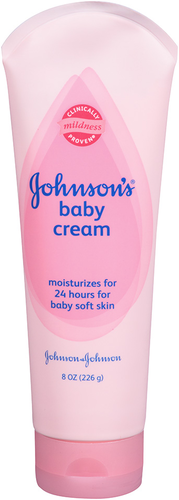 slide 1 of 1, J&J Baby Cream, 8 oz