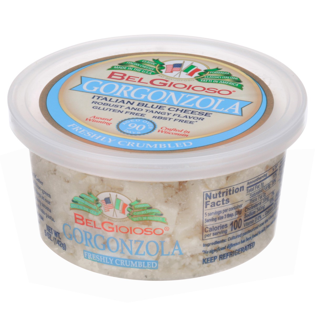 slide 10 of 12, BelGioioso Gorgonzola Cheese 5 oz, 5 oz