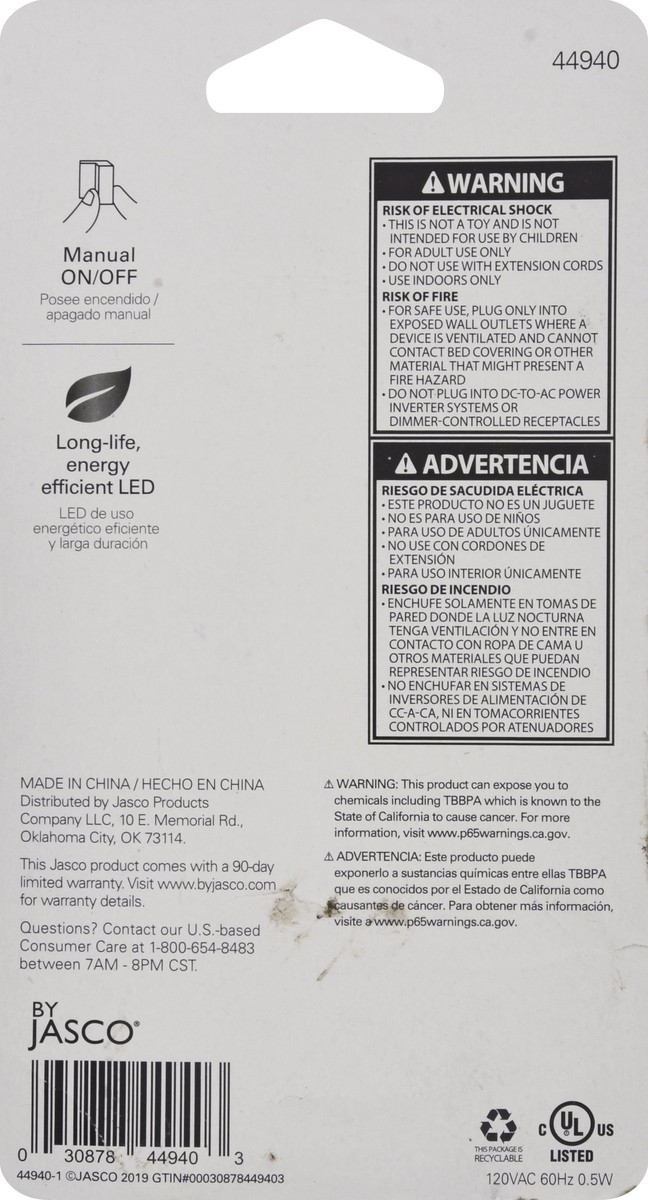 slide 3 of 8, Lights By Night Plug-In LED Soft White Night Light 1 ea, 1 ct