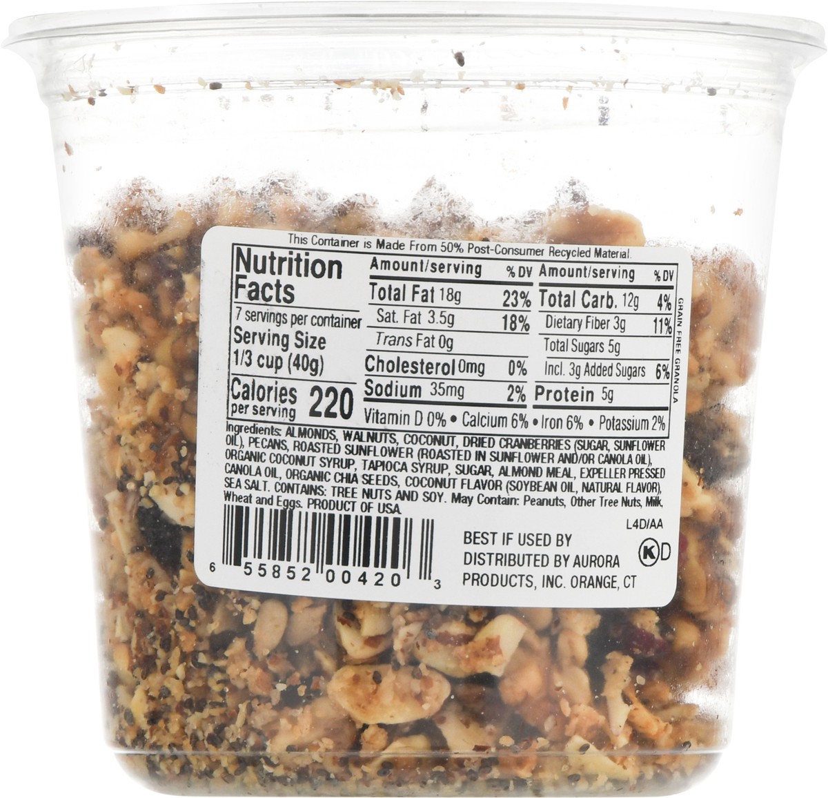 slide 11 of 14, Aurora Baked Nut and Fruit Granola 9.5 oz, 9.5 oz