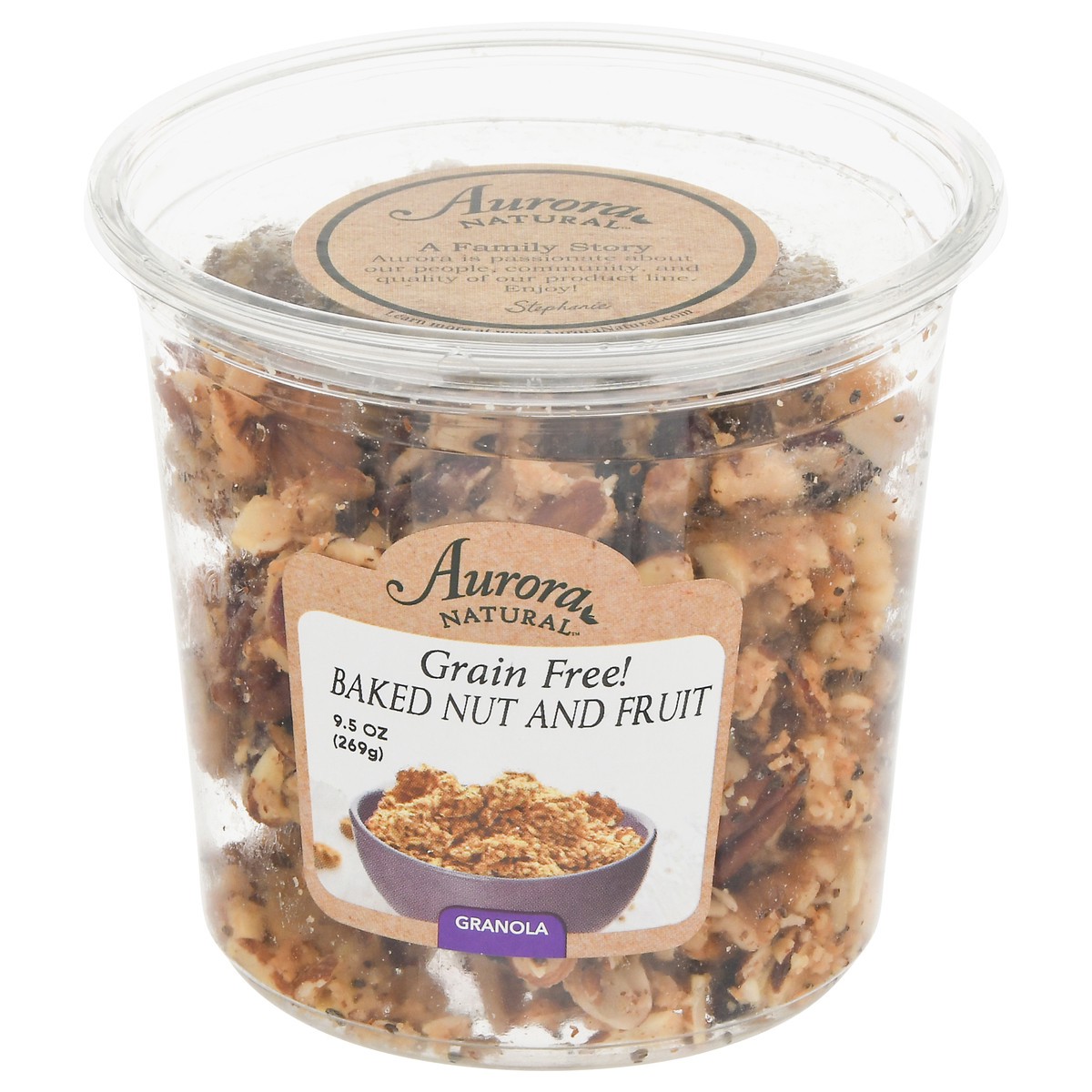 slide 3 of 14, Aurora Baked Nut and Fruit Granola 9.5 oz, 9.5 oz