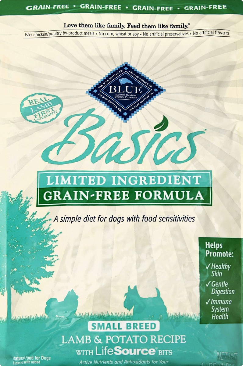 slide 1 of 7, Blue Food for Dogs 4 lb, 4 lb