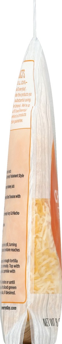 slide 5 of 6, Essential Everyday Cheese, Cheese Blend, Nacho, Fancy Cut, 8 oz