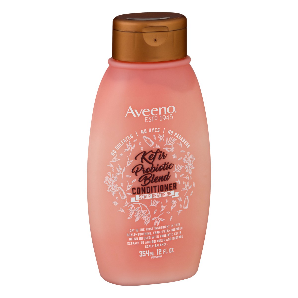 slide 2 of 9, Aveeno Kefir Probiotic Blend Scalp Restoring Conditioner 354 ml, 12 oz