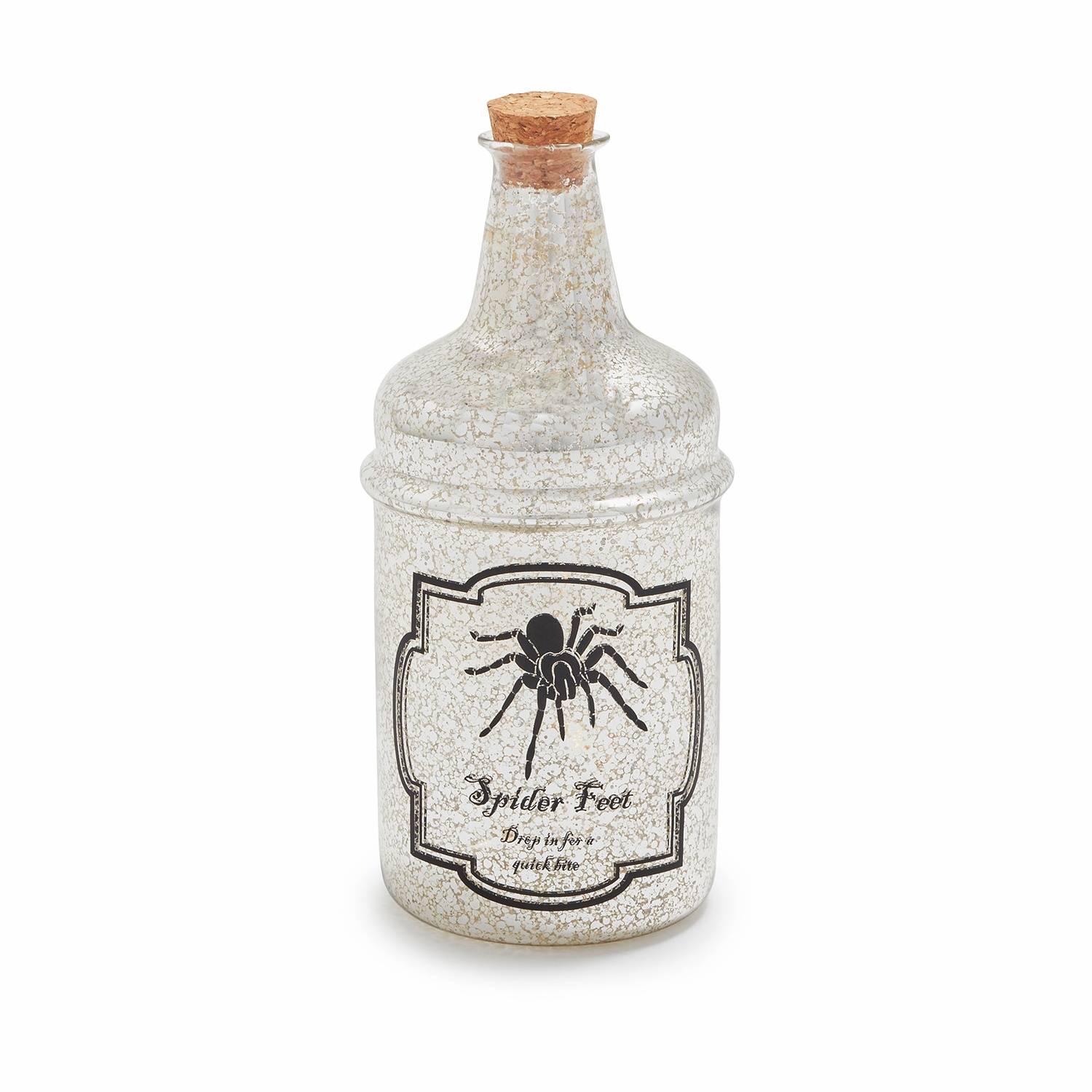 slide 1 of 1, Sur La Table Decorative Mercury Glass Halloween Potion Bottles, 1 ct