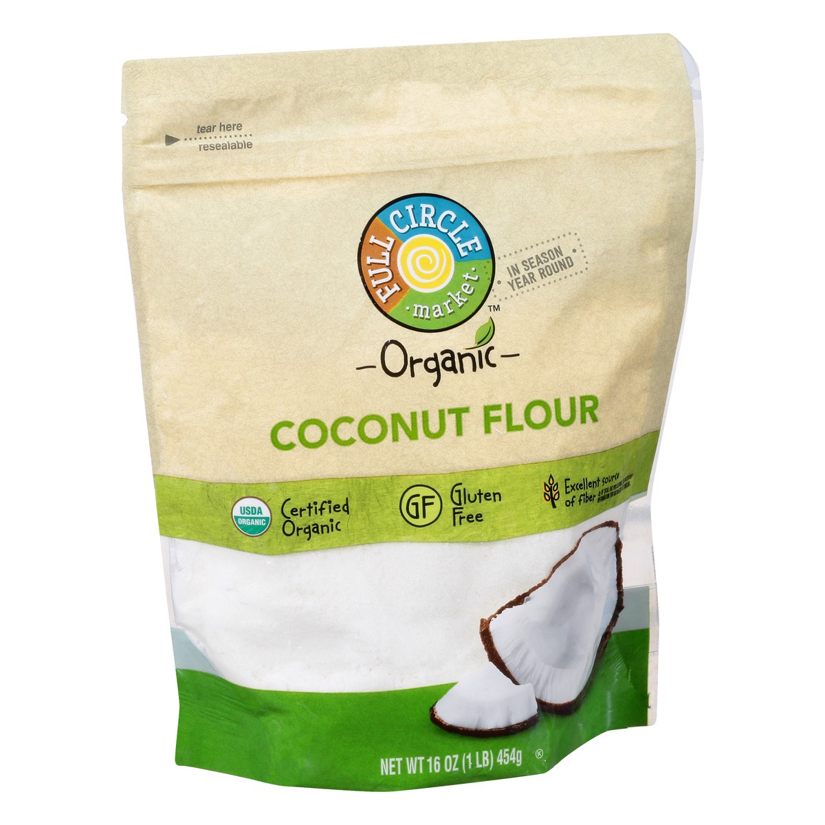 slide 7 of 14, Full Circle Market Organic Coconut Flour 16 oz, 16 oz