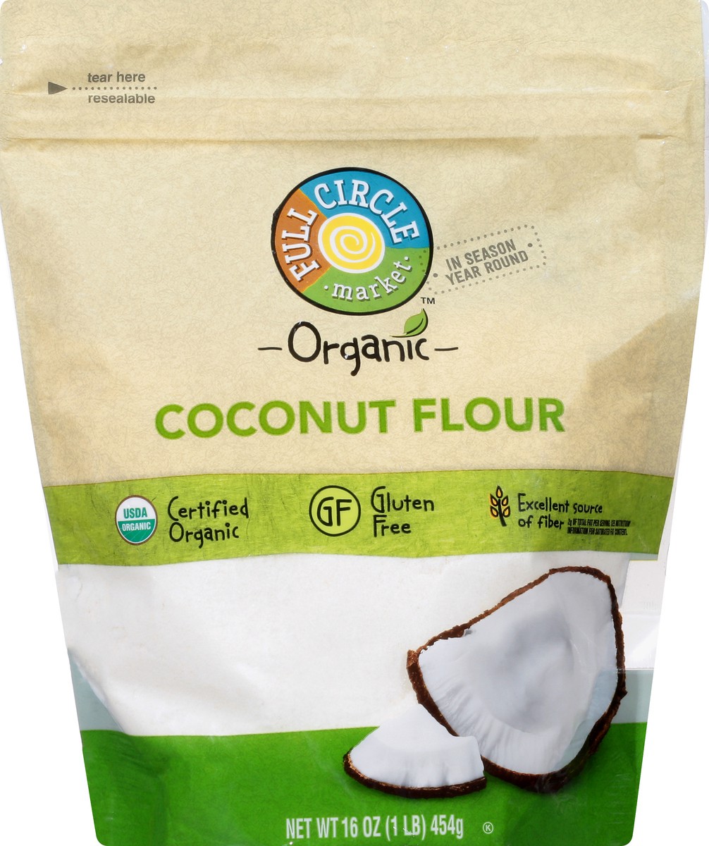 slide 2 of 14, Full Circle Market Organic Coconut Flour 16 oz, 16 oz