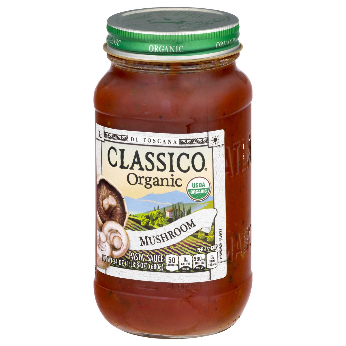 slide 9 of 11, Classico Organic Mushroom Pasta Sauce 24 oz, 24 oz