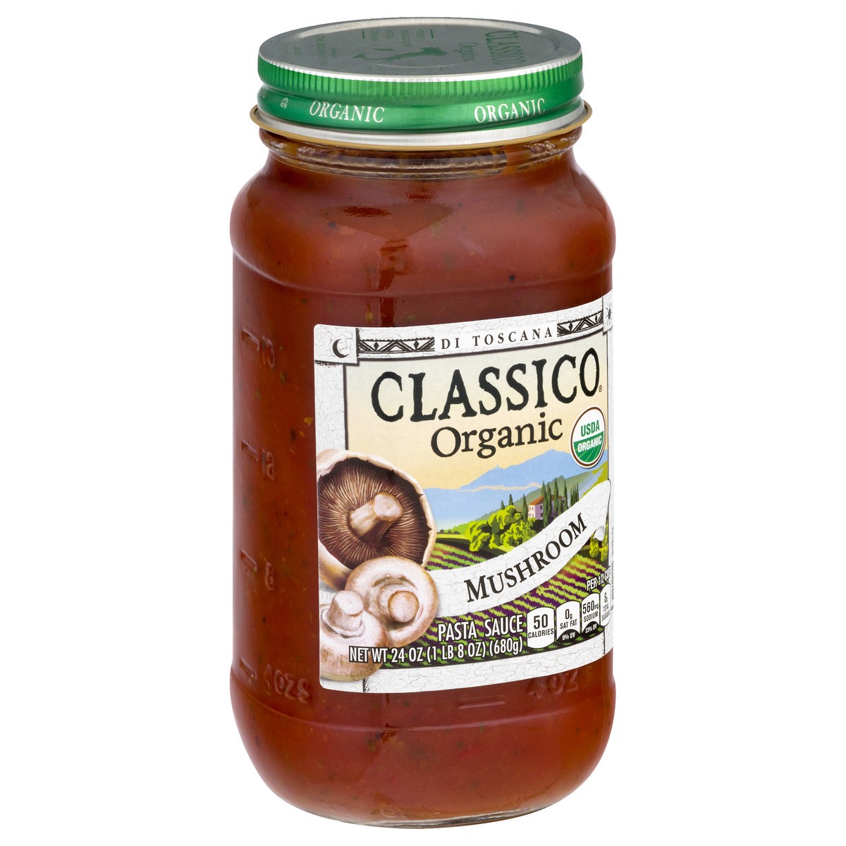 slide 5 of 11, Classico Organic Mushroom Pasta Sauce 24 oz, 24 oz