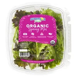 Superior Fresh Organic Baby Spring Mix Salad