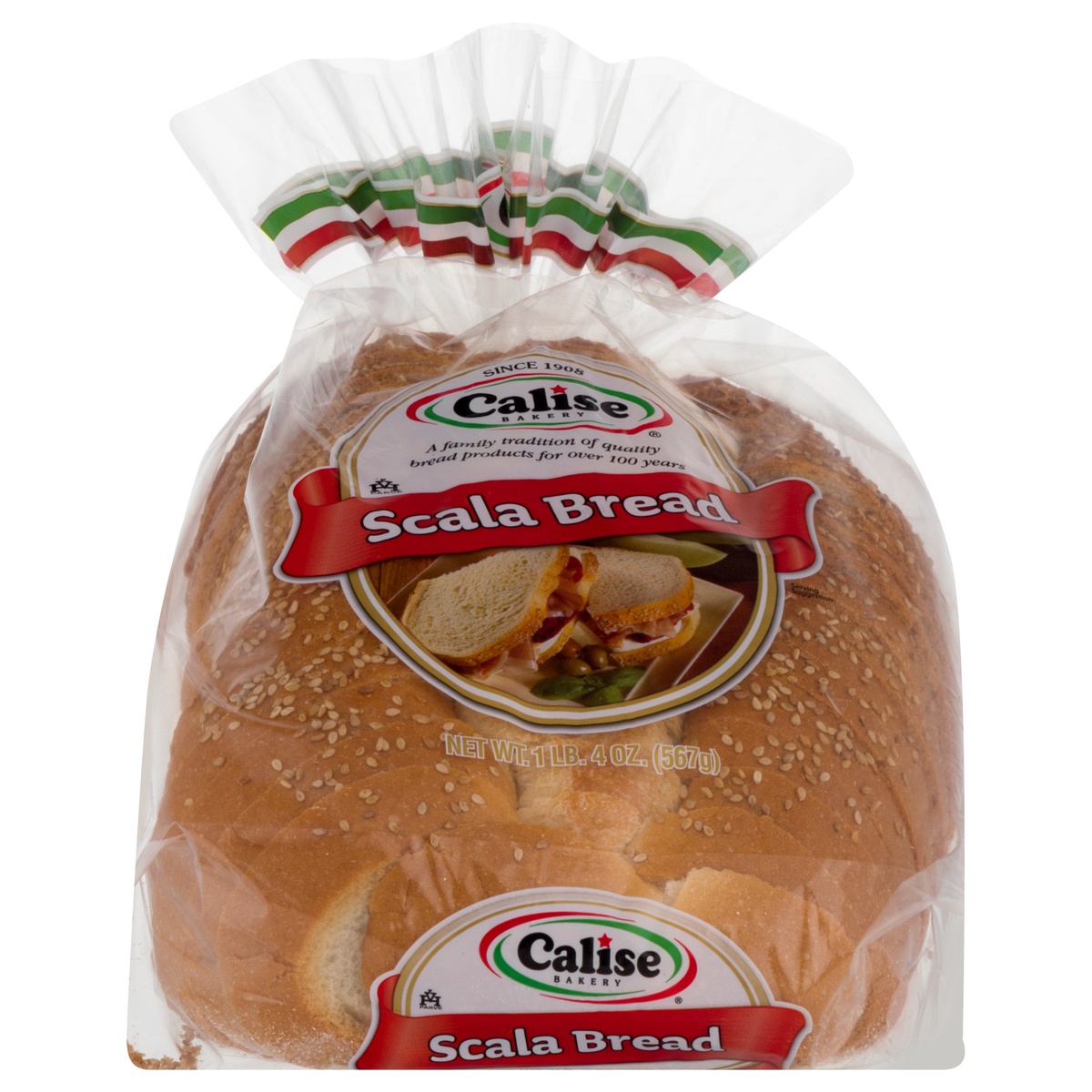 slide 1 of 1, Calise Bakery Scala Bread, 20 oz
