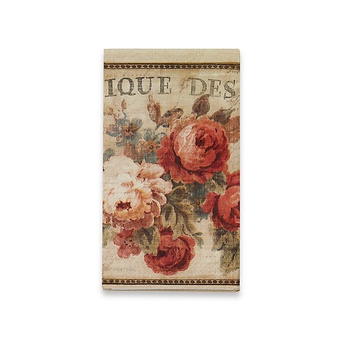 slide 1 of 2, Avanti Parisian Flower Guest Paper Napkins, 16 ct