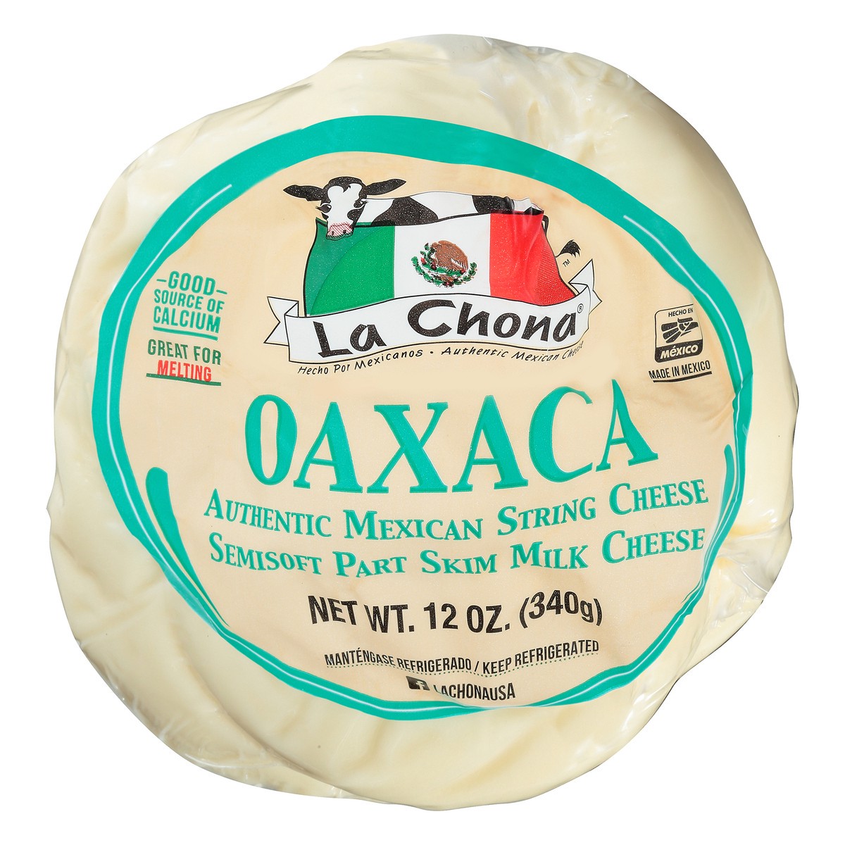 slide 6 of 10, La Chona Oaxaca String Cheese 12 oz, 12 oz
