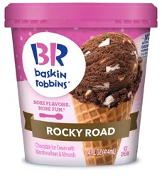 Baskin-Robbins Rocky Road Ice Cream 14 fl oz