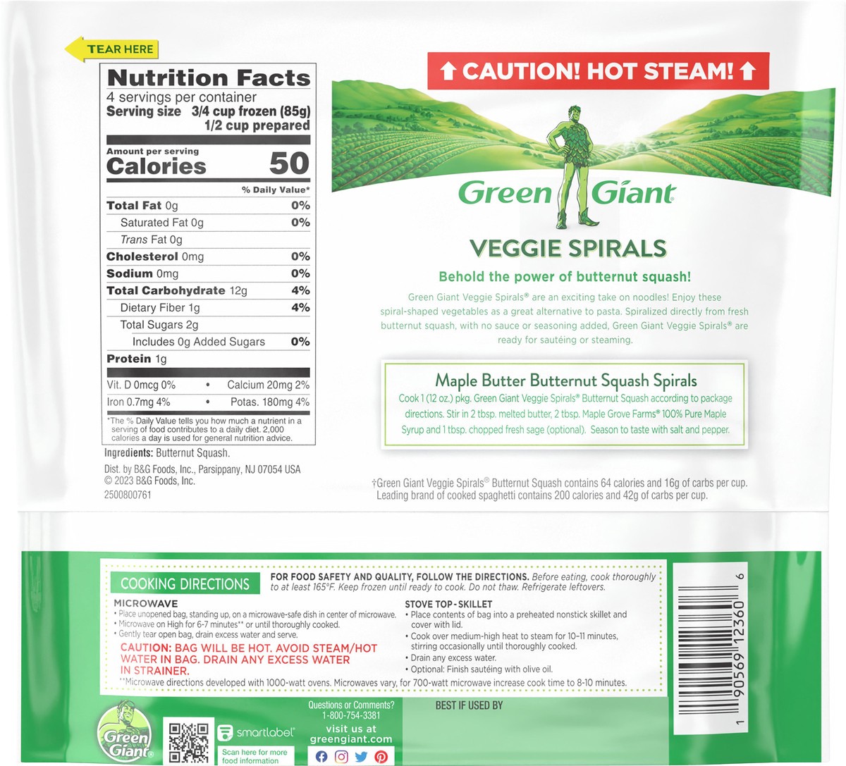 slide 5 of 9, Green Giant Veggie Spirals, 12 oz