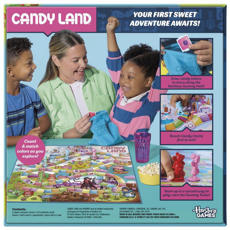 slide 5 of 5, Hasbro Gaming Candy Land Board Game - 2025 Edition, 1 ct