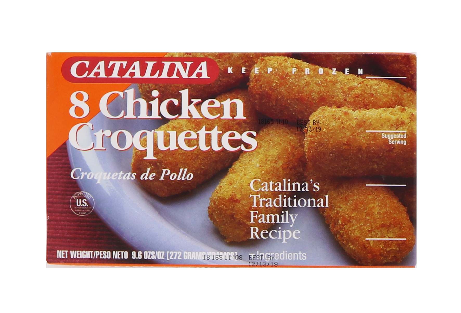 slide 1 of 1, Catalina Chicken Croguet, 9.6 oz