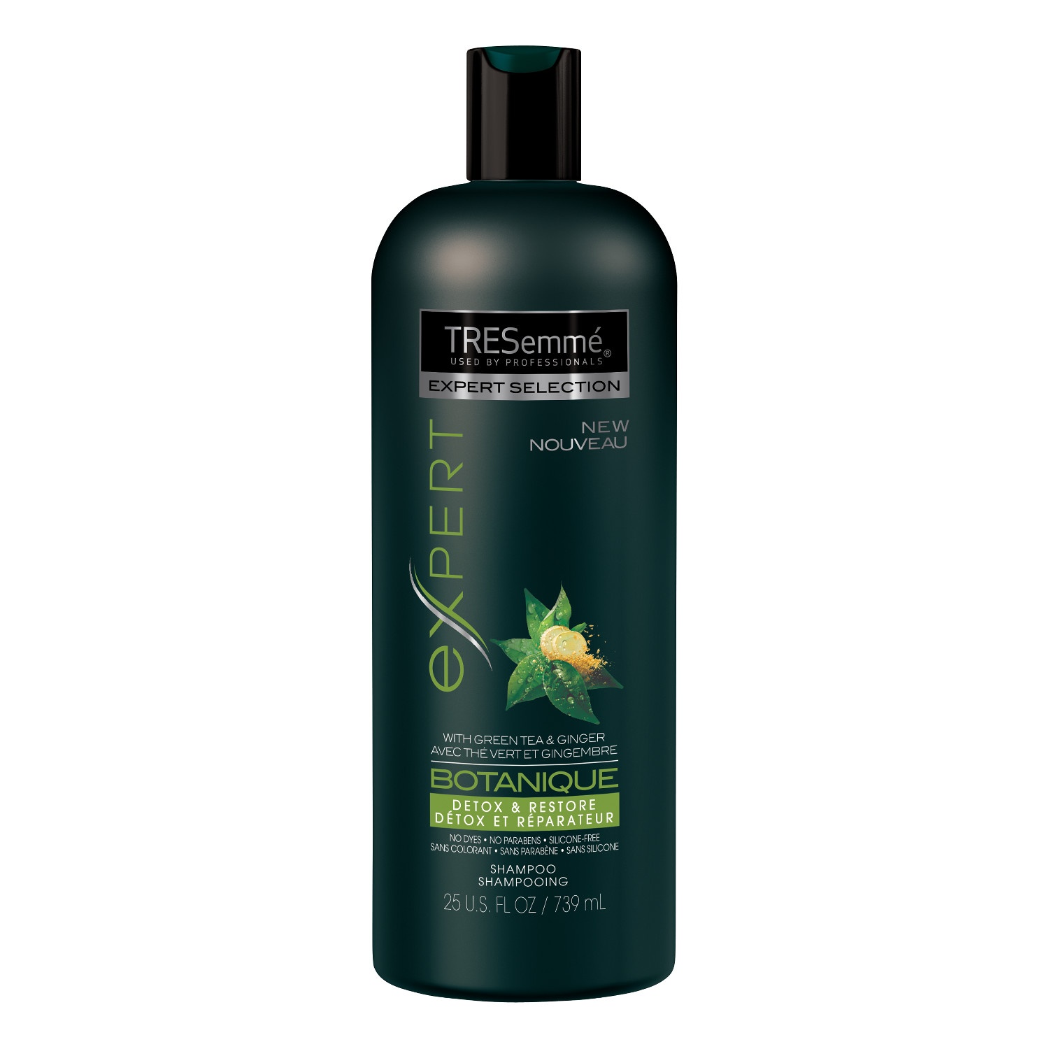 slide 1 of 2, TRESemmé expert botanique detox restore shampoo, 25 fl oz