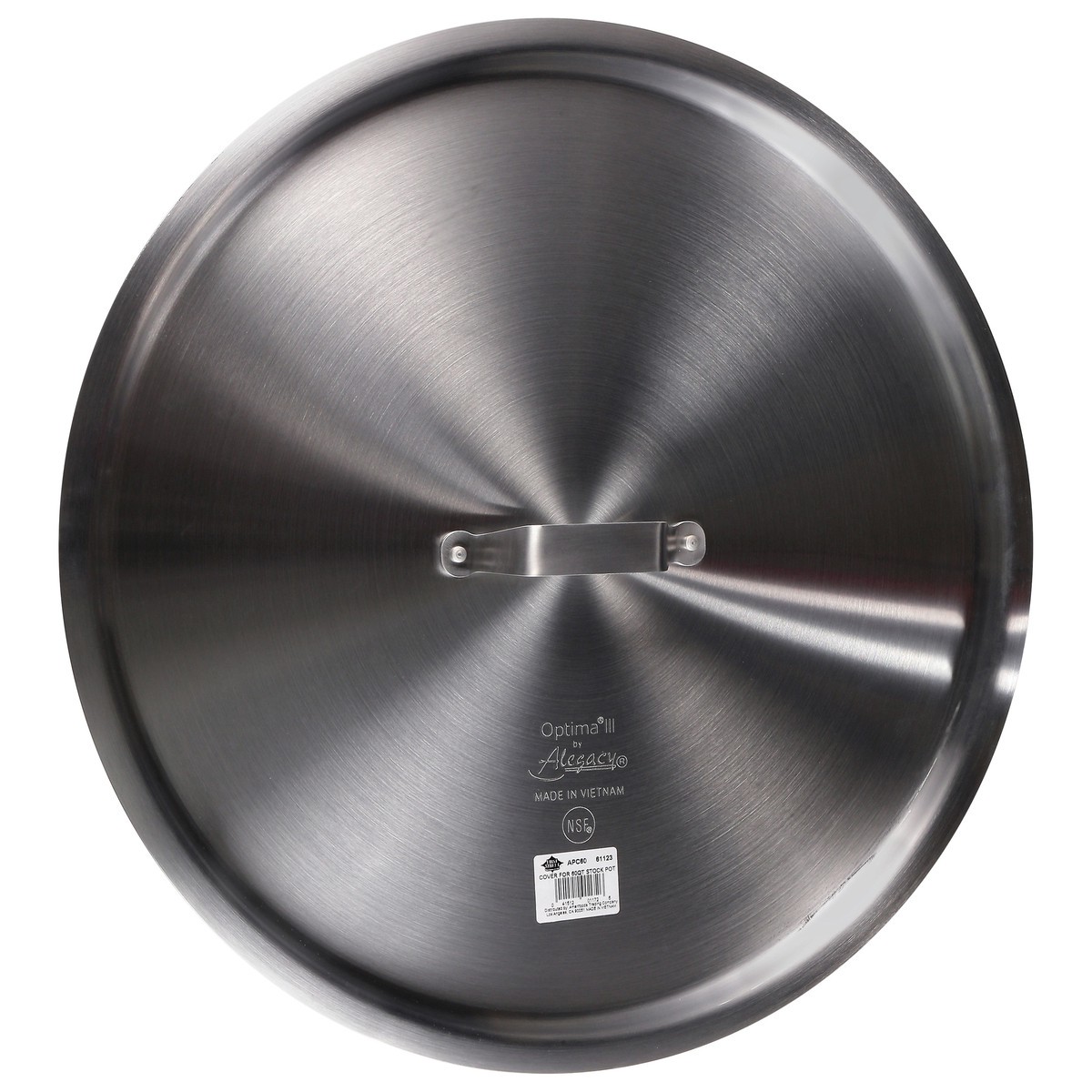 slide 2 of 3, First Street Stock Pot Cover, 60 qt