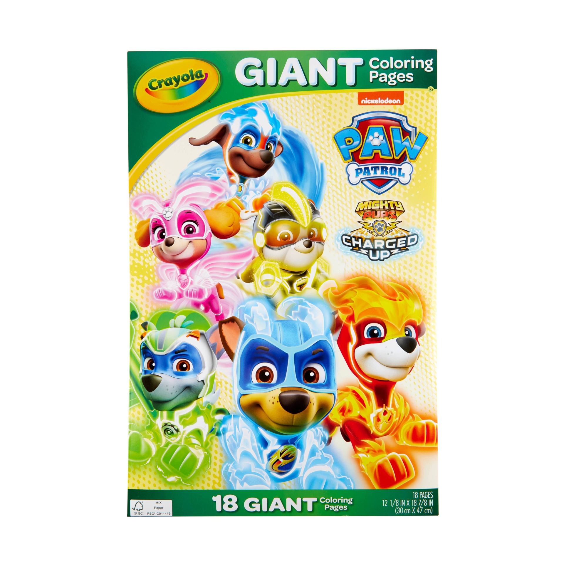 slide 1 of 1, Crayola PAW Patrol Giant Coloring Pages, 1 ct