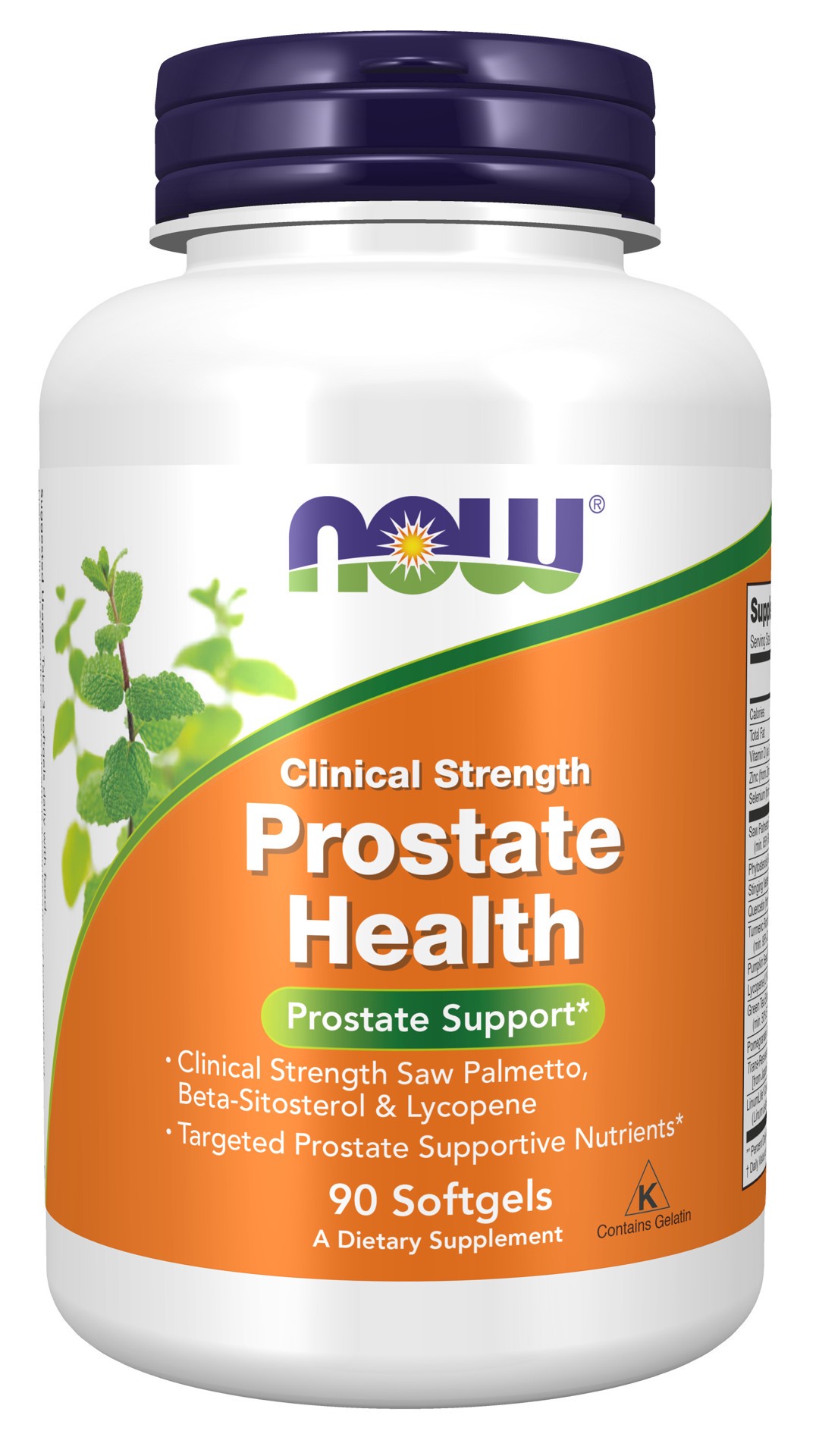 slide 1 of 4, NOW Supplements Prostate Health Clinical Strength - 90 Softgels, 90 ct