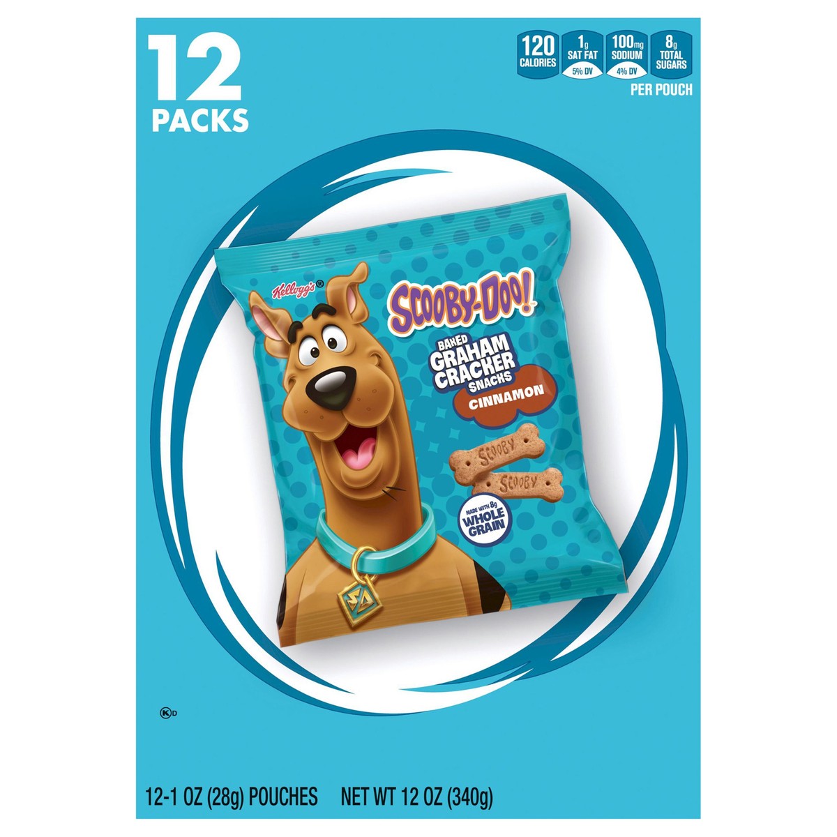 slide 1 of 5, Scooby-Doo! Kellogg's Cinnamon Baked Graham Cracker Sticks, 12 ct