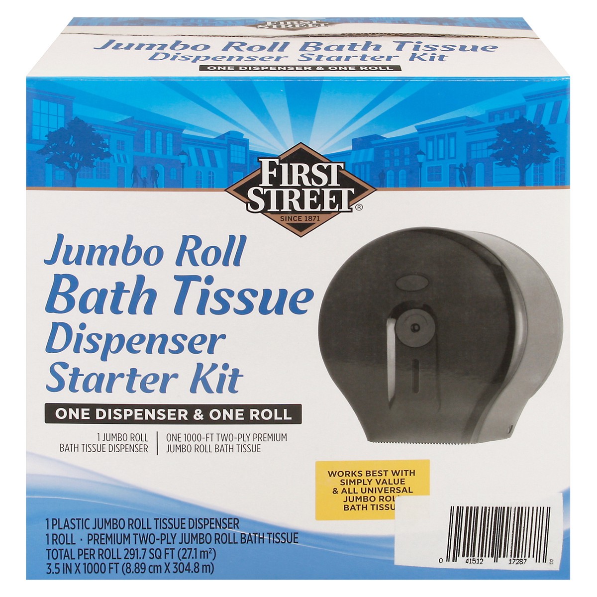 slide 11 of 11, First Street Jumbo Roll Dispen, 1 ct