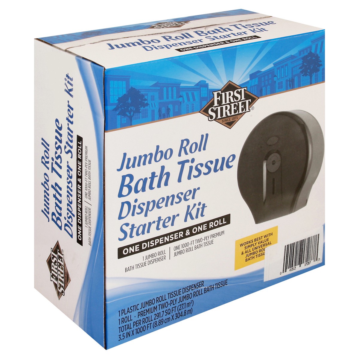 slide 10 of 11, First Street Jumbo Roll Dispen, 1 ct