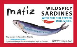 Matiz Wild Spicy Sardines - 4.2 oz