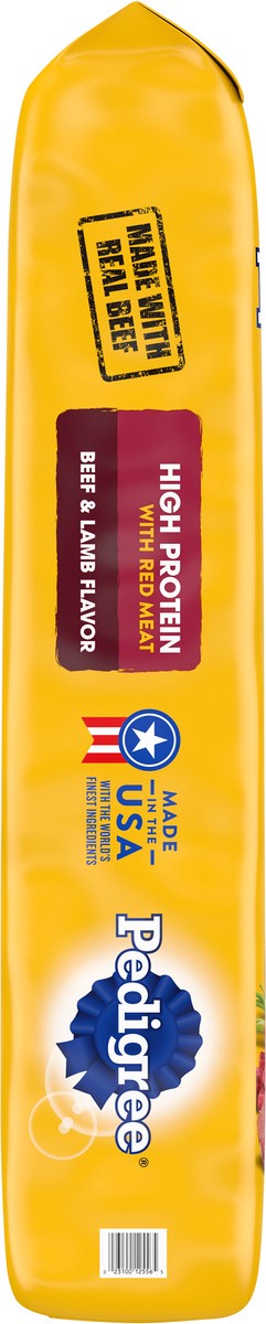 slide 7 of 12, PEDIGREE High Protein Adult Dry Dog Food Beef and Lamb Flavor Dog Kibble, 46.8 lb. Bag, 1 cnt