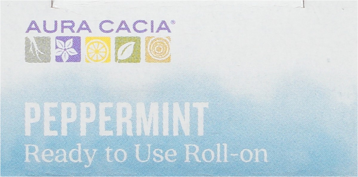 slide 9 of 13, Aura Cacia Roll-On Cooling Peppermint Essential Oil Blend 0.31 fl oz, 0.31 fl oz