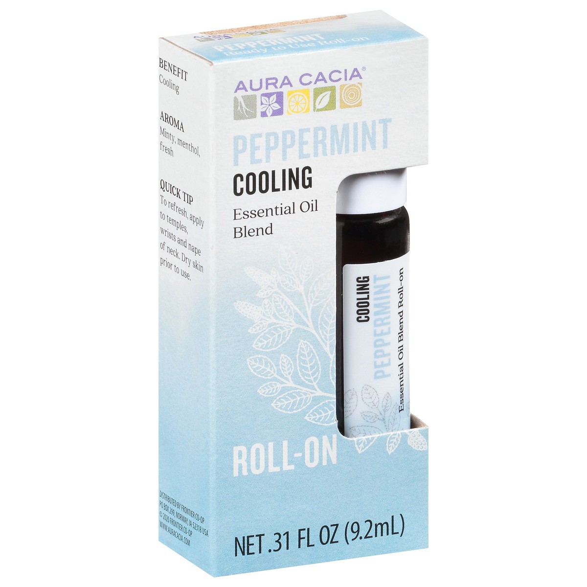 slide 7 of 13, Aura Cacia Roll-On Cooling Peppermint Essential Oil Blend 0.31 fl oz, 0.31 fl oz