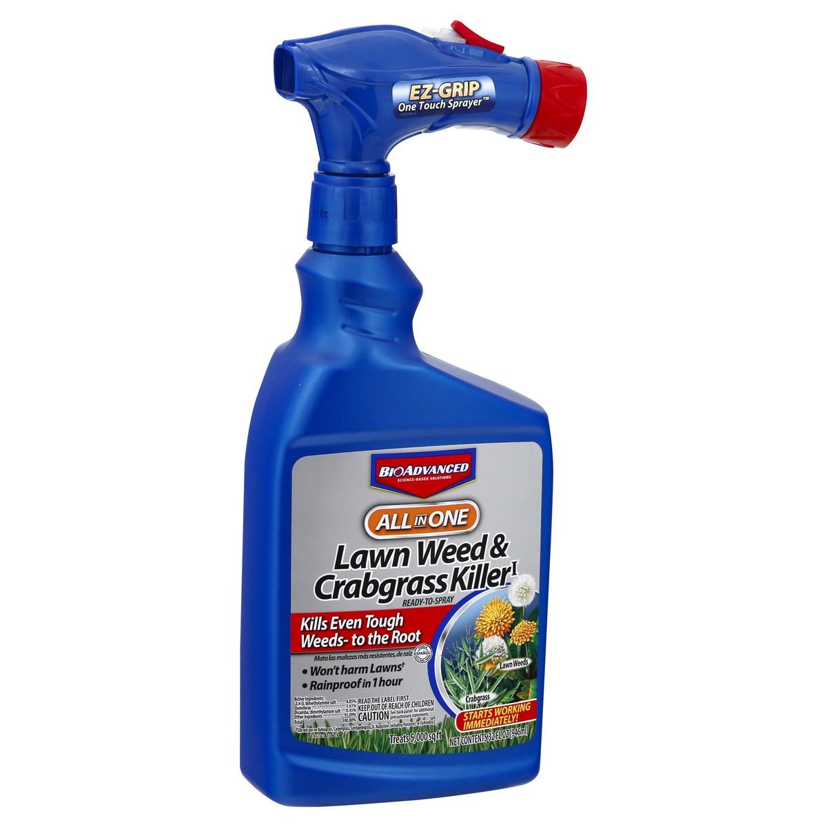 slide 8 of 12, Bioadvanced Lawn Weed & Crabgrass Killer 32 OZ, 32 oz