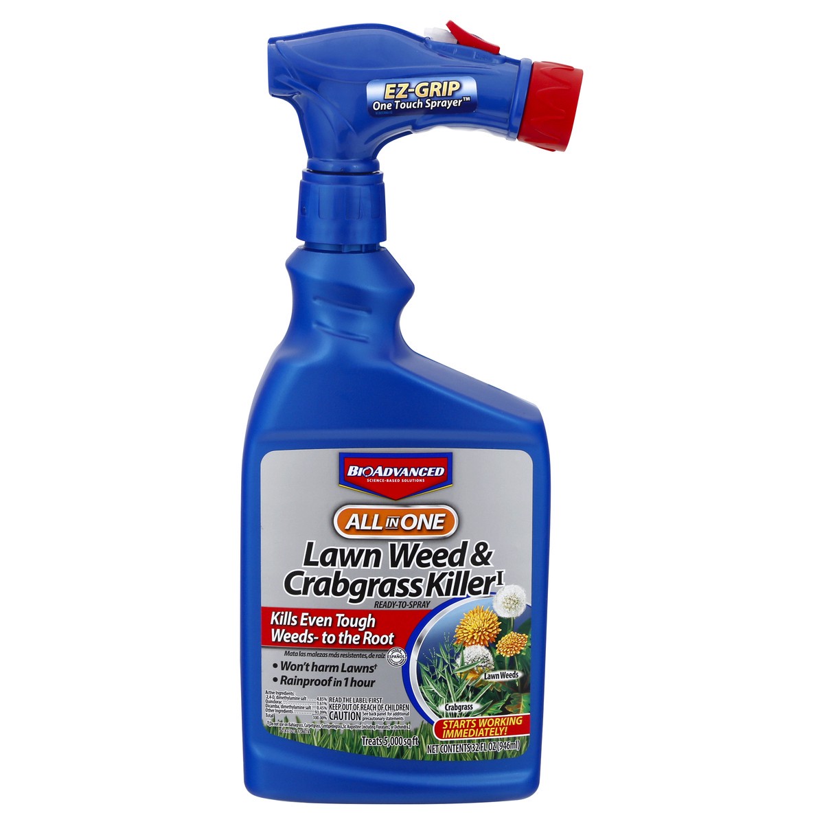 slide 1 of 12, Bioadvanced Lawn Weed & Crabgrass Killer 32 OZ, 32 oz