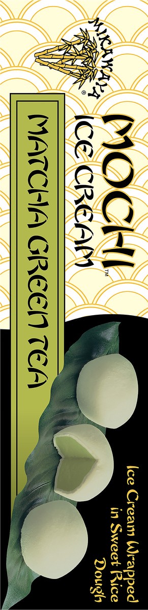 slide 7 of 13, Mochi Matcha Geen Tea Ice Cream 6 - 1.25 oz Pieces, 12 fl oz