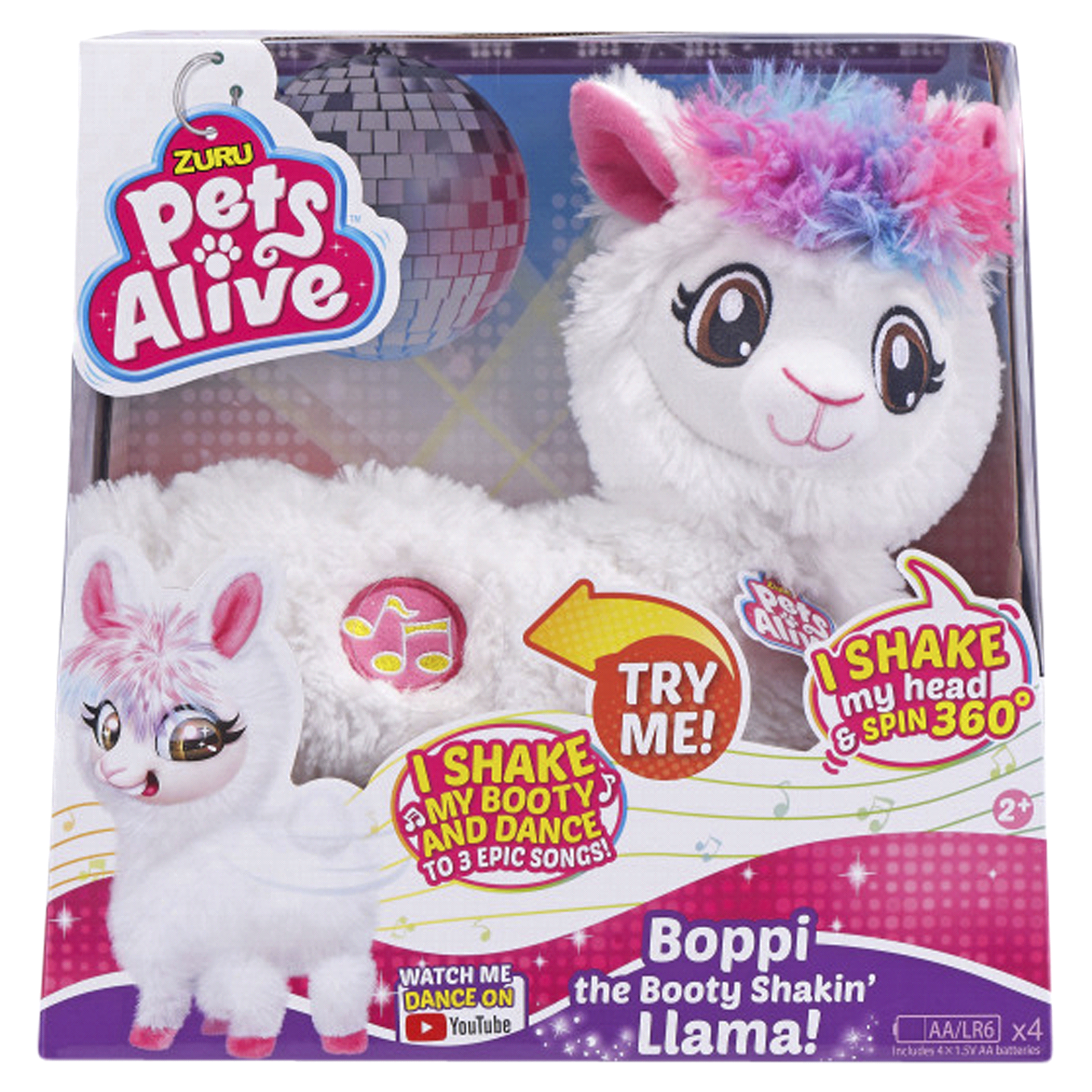 slide 1 of 2, ZURU Pets Alive Robotic Llama, 1 ct