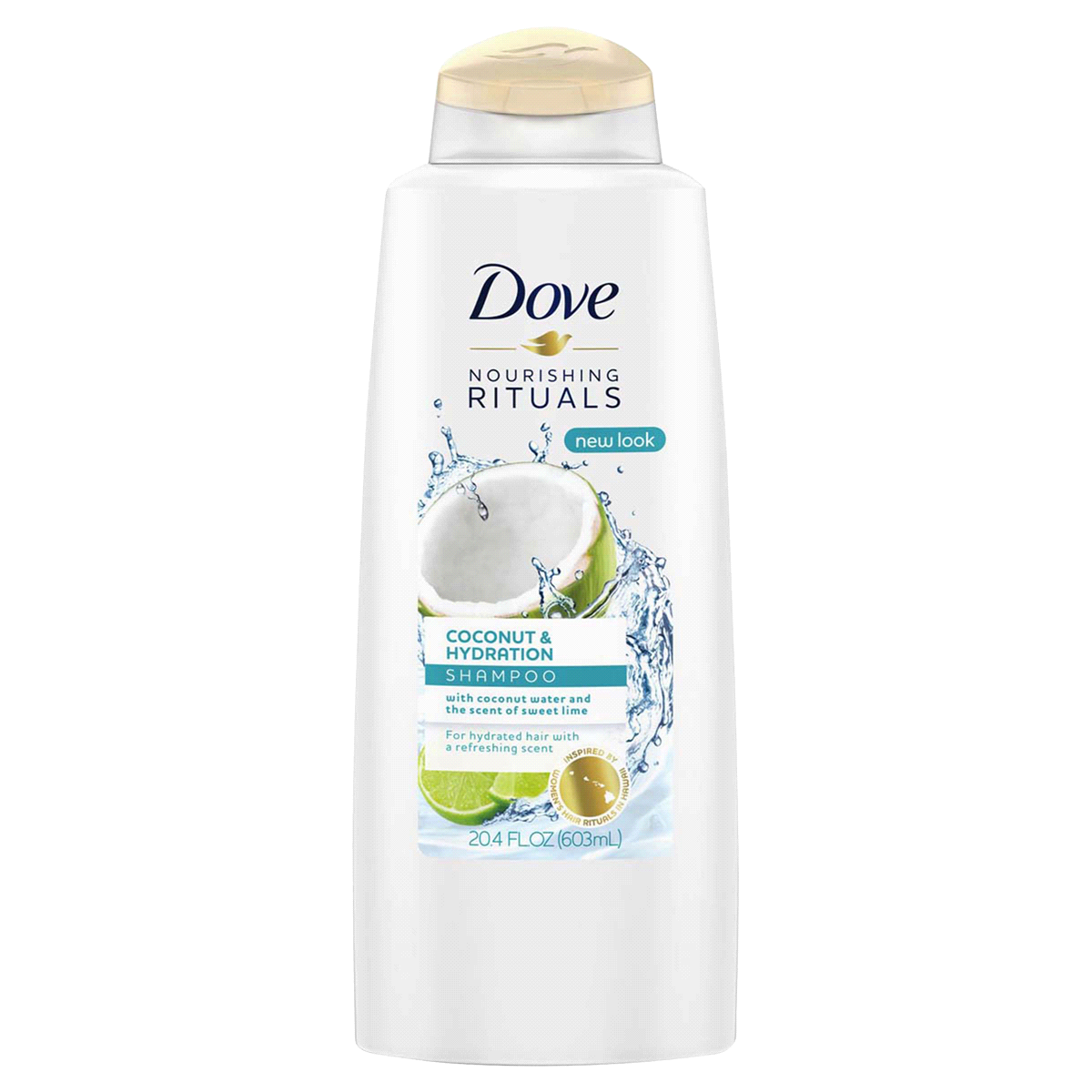 slide 4 of 5, Dove Nourishing Rituals Coco Hydration Shampoo 20.4Floz, 20.4 fl oz