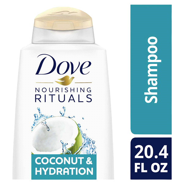 slide 1 of 5, Dove Nourishing Rituals Coco Hydration Shampoo 20.4Floz, 20.4 fl oz