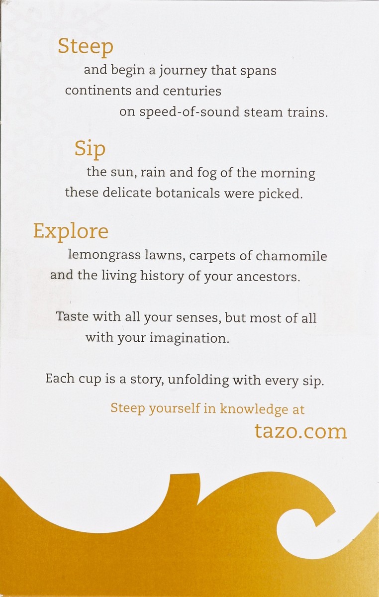slide 4 of 5, TAZO Black Tea Bags Decaf Chai, 20 Count, 20 ct