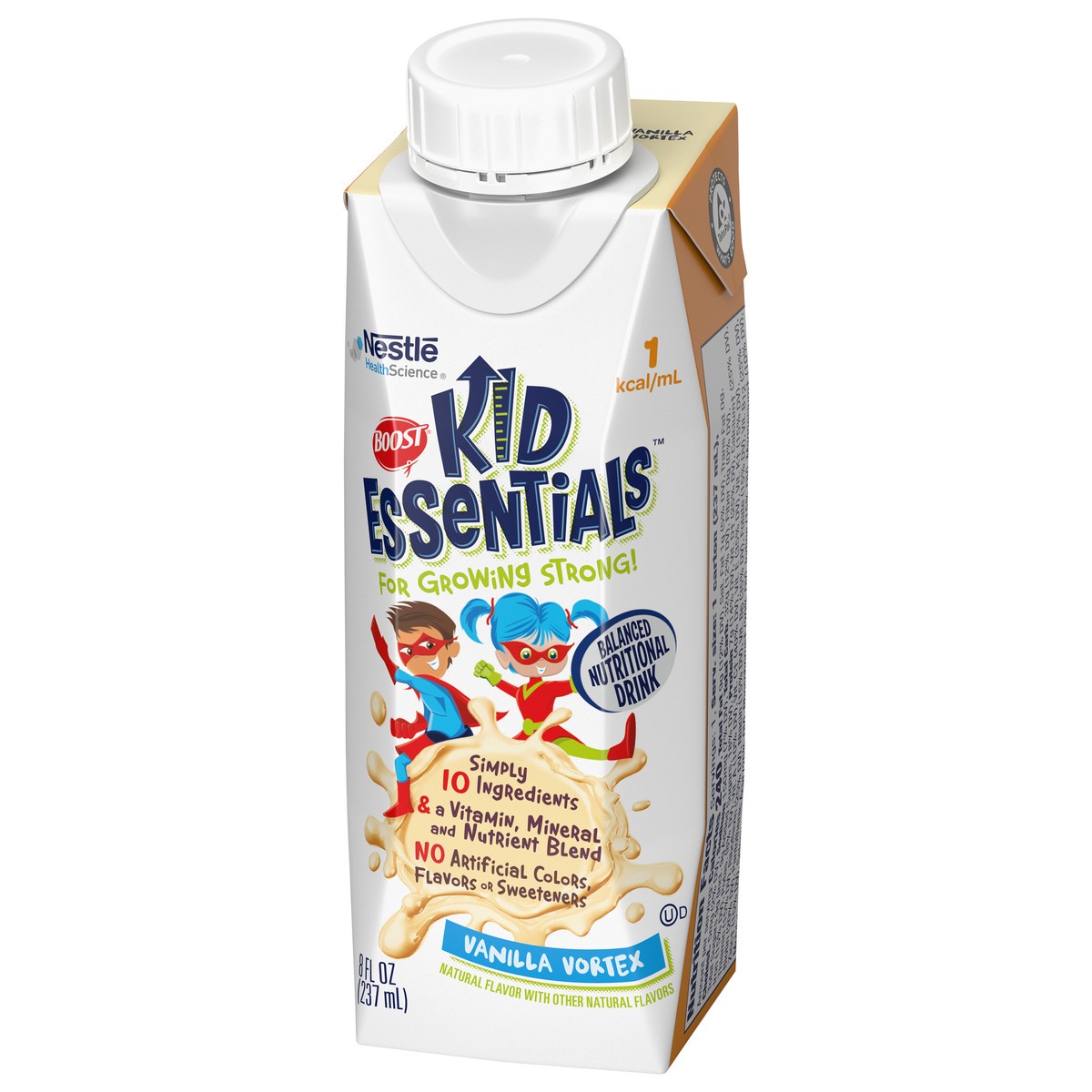 slide 2 of 7, Boost KID ESSENTIALS Vanilla Vortex 8 fl. oz. Aseptic Pack, 8.01 fl oz