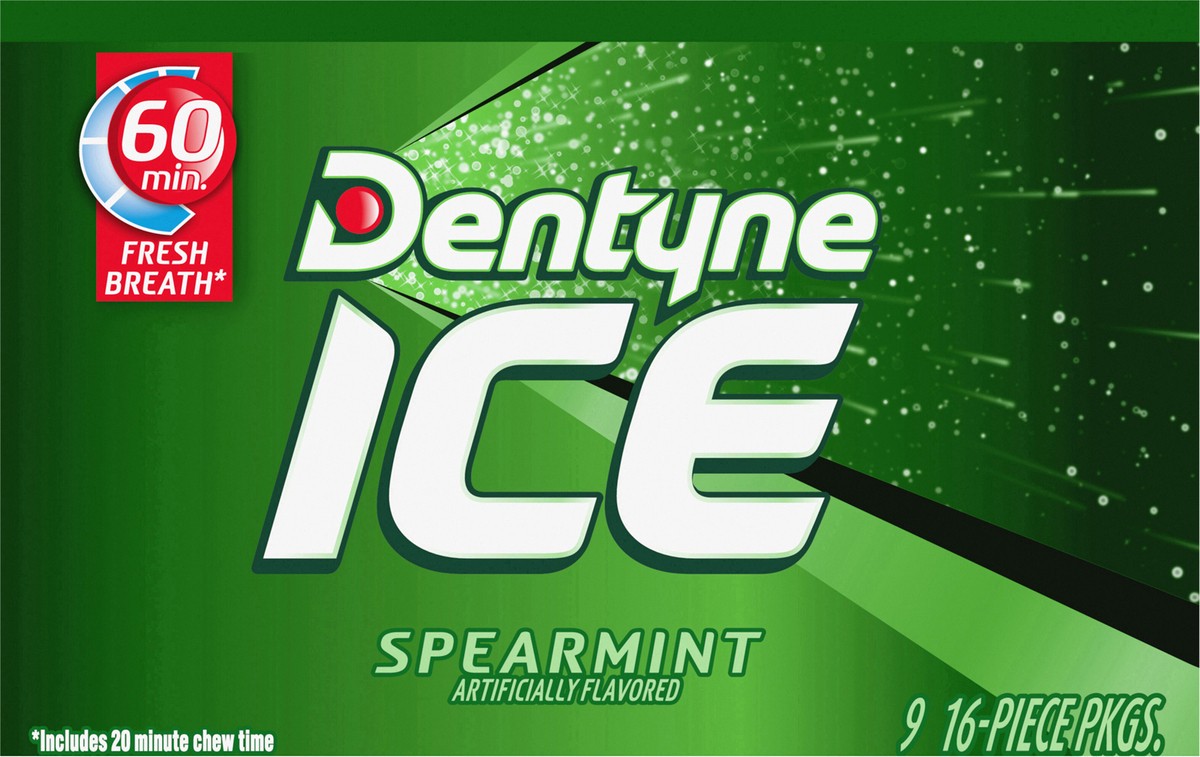 slide 7 of 9, Dentyne Ice Spearmint, 1 ct