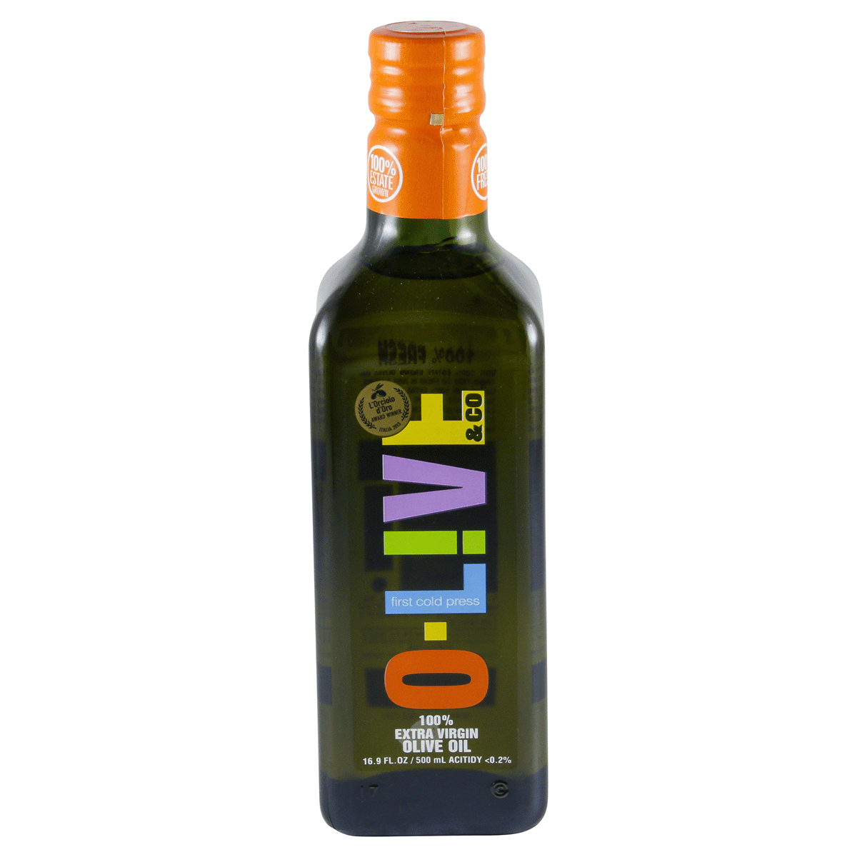 slide 1 of 5, O-LiveandCo 100% Extra Virgin Olive Oil, 16.9 oz