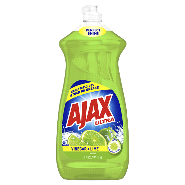 slide 1 of 1, Ajax Bleach Alternative Lime Dish Liquid, 30 fl oz